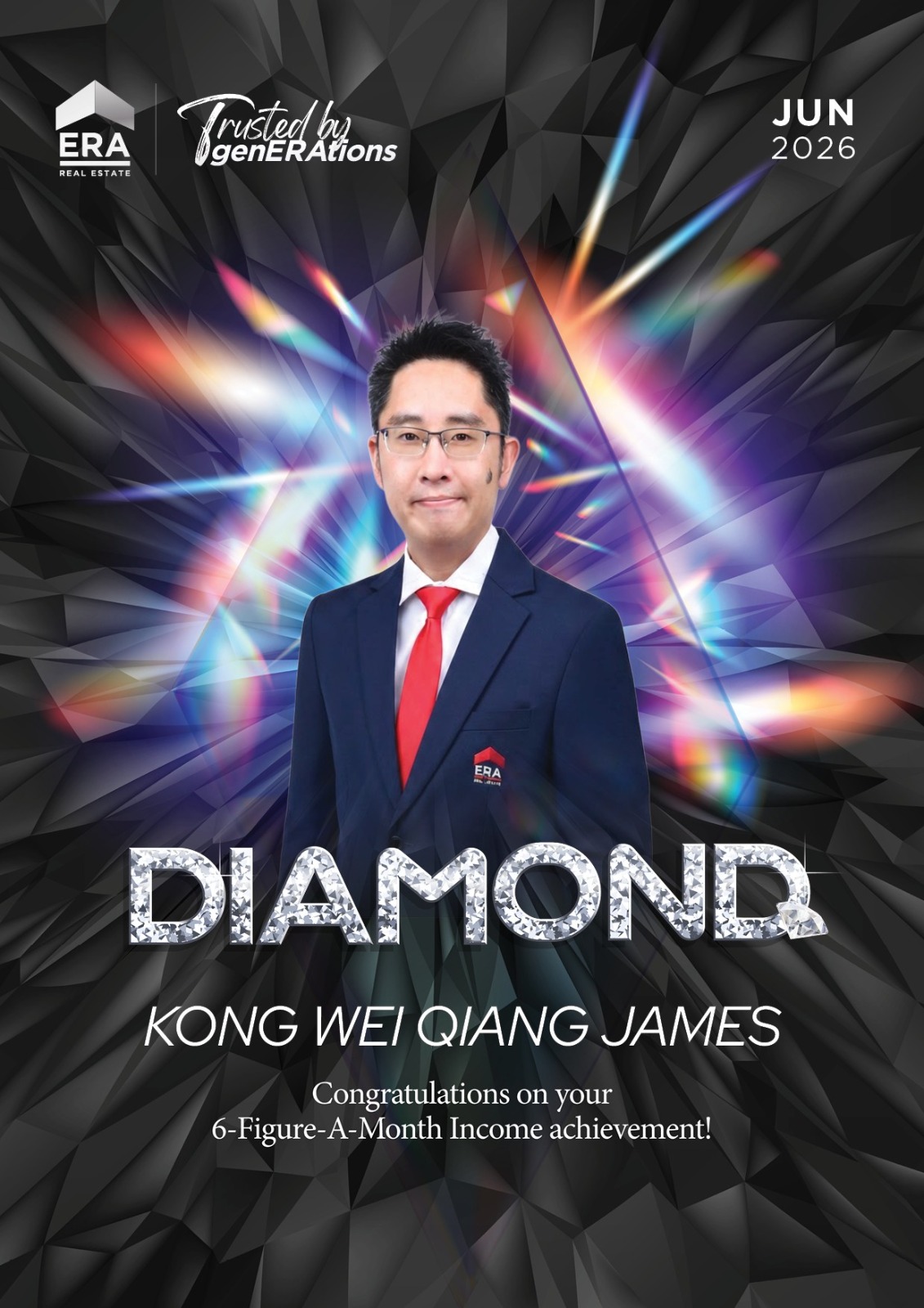 Diamond · 6-Figure-A-Month Achievement — ERA Real Estate, Jun 2026