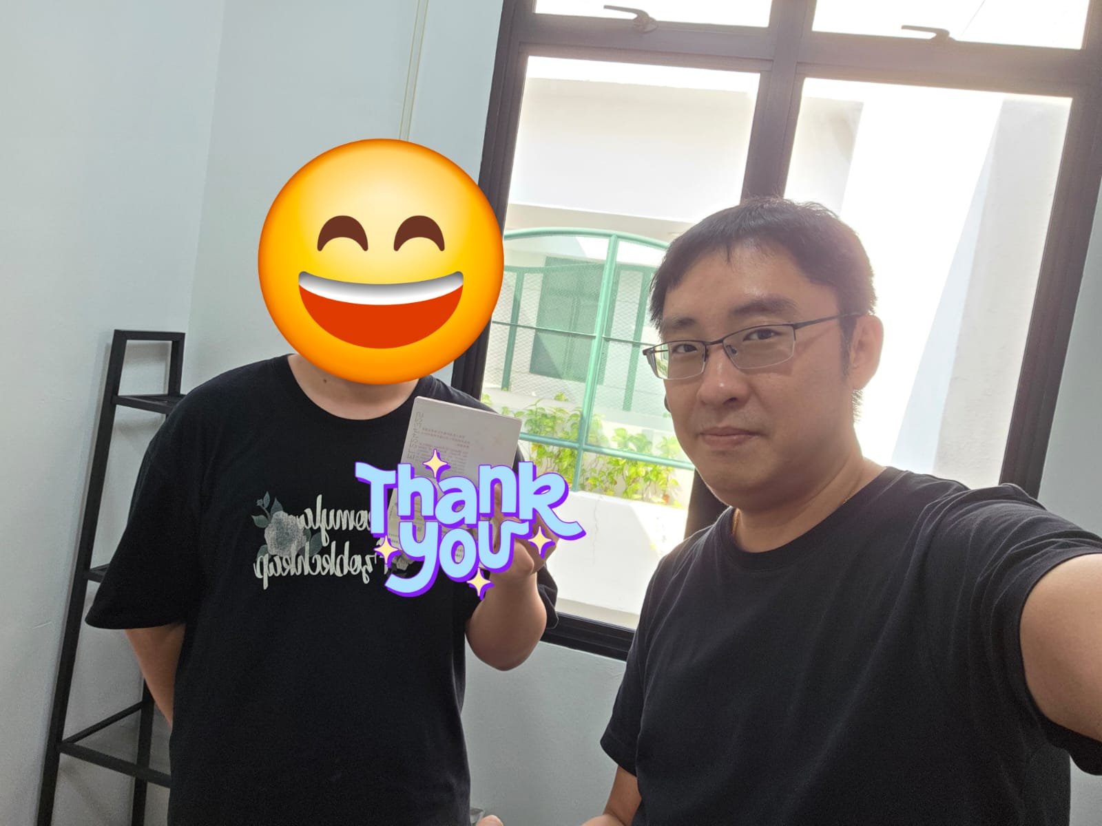Room rental handover — keys delivered